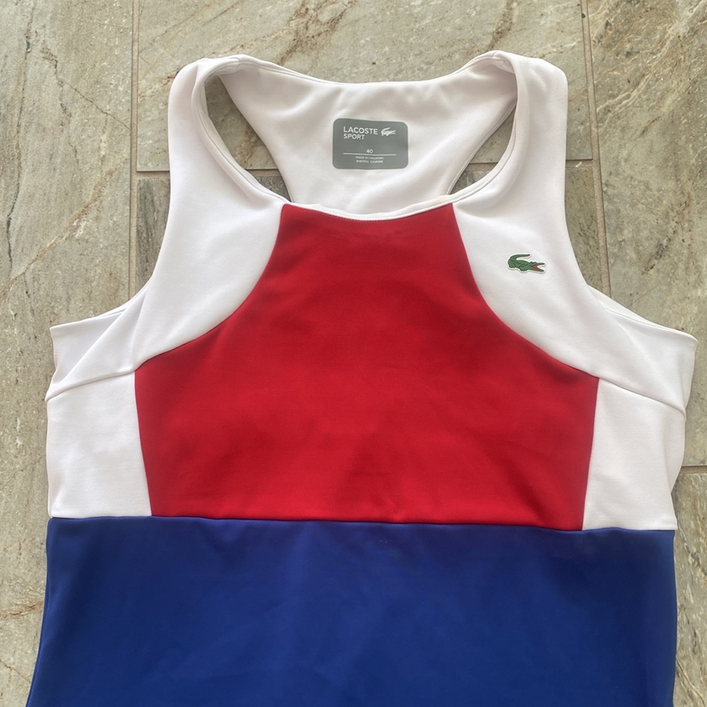 Lacoste Tri-Color Athletic tennis Dress - Picture 2 of 9